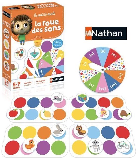 Thumbnail van een extra afbeelding van het spel Nathan 431079 bordspel learning game Board game Educatief