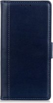Shop4 - Nokia 3.2 Hoesje - Wallet Case Grain Blauw