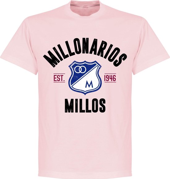 Millonarios Established T-Shirt - Roze - L