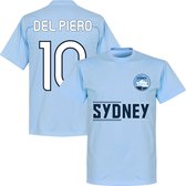 Sydney Del Piero Team T-Shirt - Lichtblauw - XL