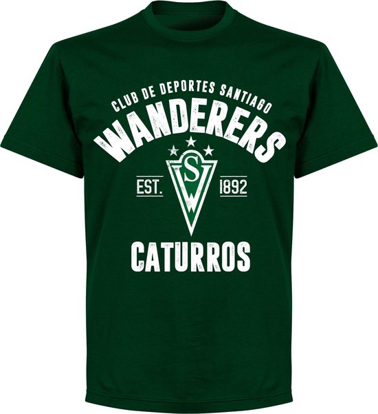 Santiago Wanderers Established T-Shirt - Donkergroen - 3XL