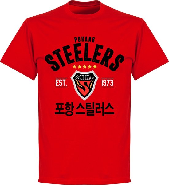 Pohang Steelers Established T-shirt - Rood - 4XL