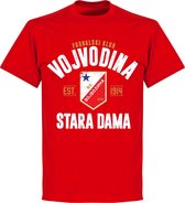FK Vojvodina Established T-shirt - Rood - XXL
