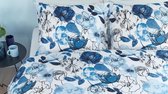 Beddinghouse Floral Sketch Dekbedovertrek - Tweepersoons - 200x200/220 cm - Blue