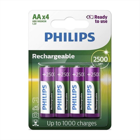Philips Chargeur Piles Rechargeable USB