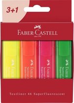 Faber-Castell tekstmarkers 1546 - 4 stuks - FC-254604