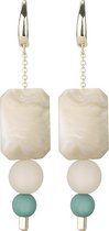 CAMPS & CAMPS - oorhangers - rainbow lichtgrijs