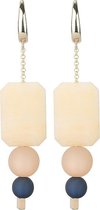 CAMPS & CAMPS - oorhangers - rainbow wit opaal