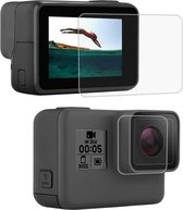 Screen protector Set GoPro Hero 7 / 6 / 5 | Front + Back| Echt Gehard Glas | Premium Kwaliteit
