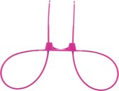 Ouch! – ‘Zip Tie’ Hand of Enkel Boeien voor Onderdaan – Roze