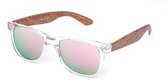 Kost Zonnebril Wayfarer Unisex Roze/transparant (20-191)