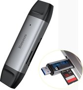 Baseus Lentil Cabin Card Reader USB 3.0 / USB-C (Grey)