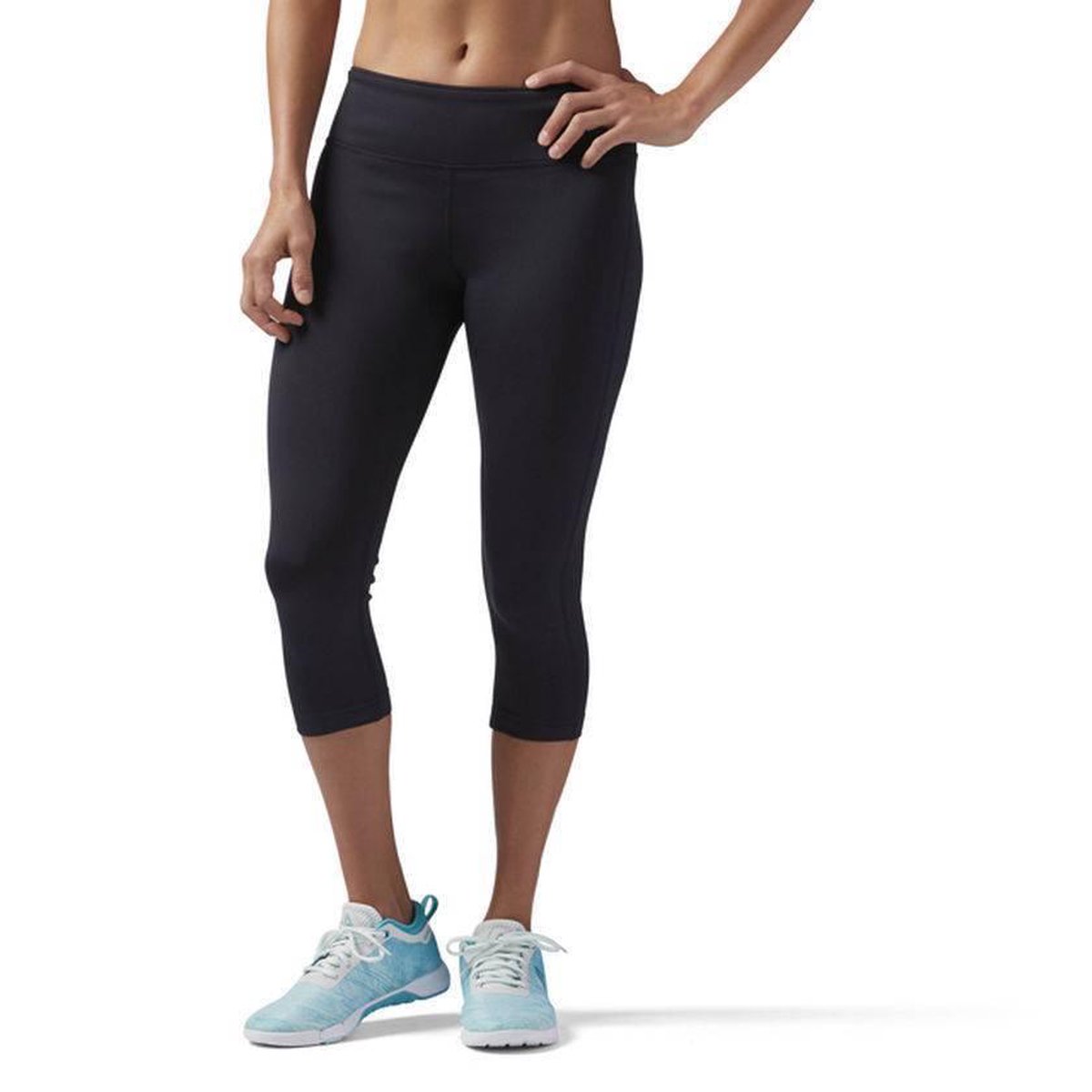 Reebok Workout Ready Capri Dames Zwart