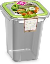 12x Stock / récipient alimentaire 0,75 litre transparent / plastique vert / plastique - Kiev - Récipient alimentaire hermétique / hermétique - Mealprep - Conserver les repas