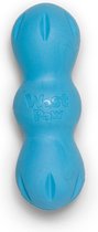 West Paw Rumpus Zogoflex - Extra sterk hondenspeeltje - Voor écht sterke kauwers - Blijft drijven - Oranje, Blauw of Groen - Small of Medium - Kleur: Blauw, Maat: Small