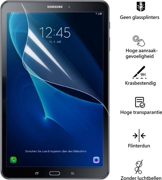Screenprotector Geschikt voor Samsung Galaxy Tab A 10.5 2018 Screenprotector Tempered Glass Screen Protector Gehard Glas - Screenprotector Geschikt voor Samsung Tab A 10.5 (2018) Screenprotector Glas - BTH