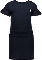 Like Flo Meisjes jurken Like Flo Flo baby girls ss jersey ruffle dres navy 74