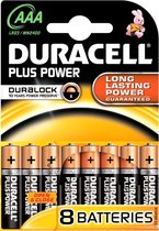 Duracell AAA Plus Power - 8 stuks