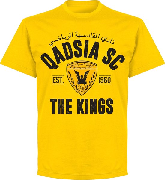 Qadsia Established T-Shirt - Geel - XXL