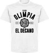 Club Olimpia Established T-Shirt - Wit - XXL