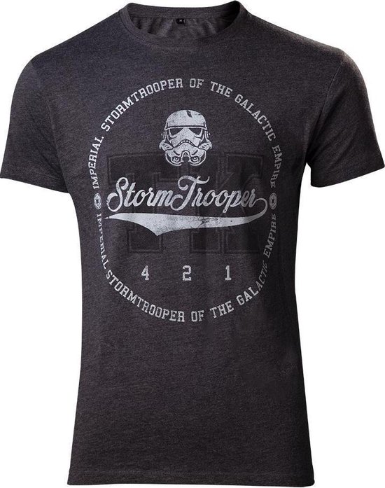 Star Wars - Varsity Stormtrooper Longline T-shirt - XL