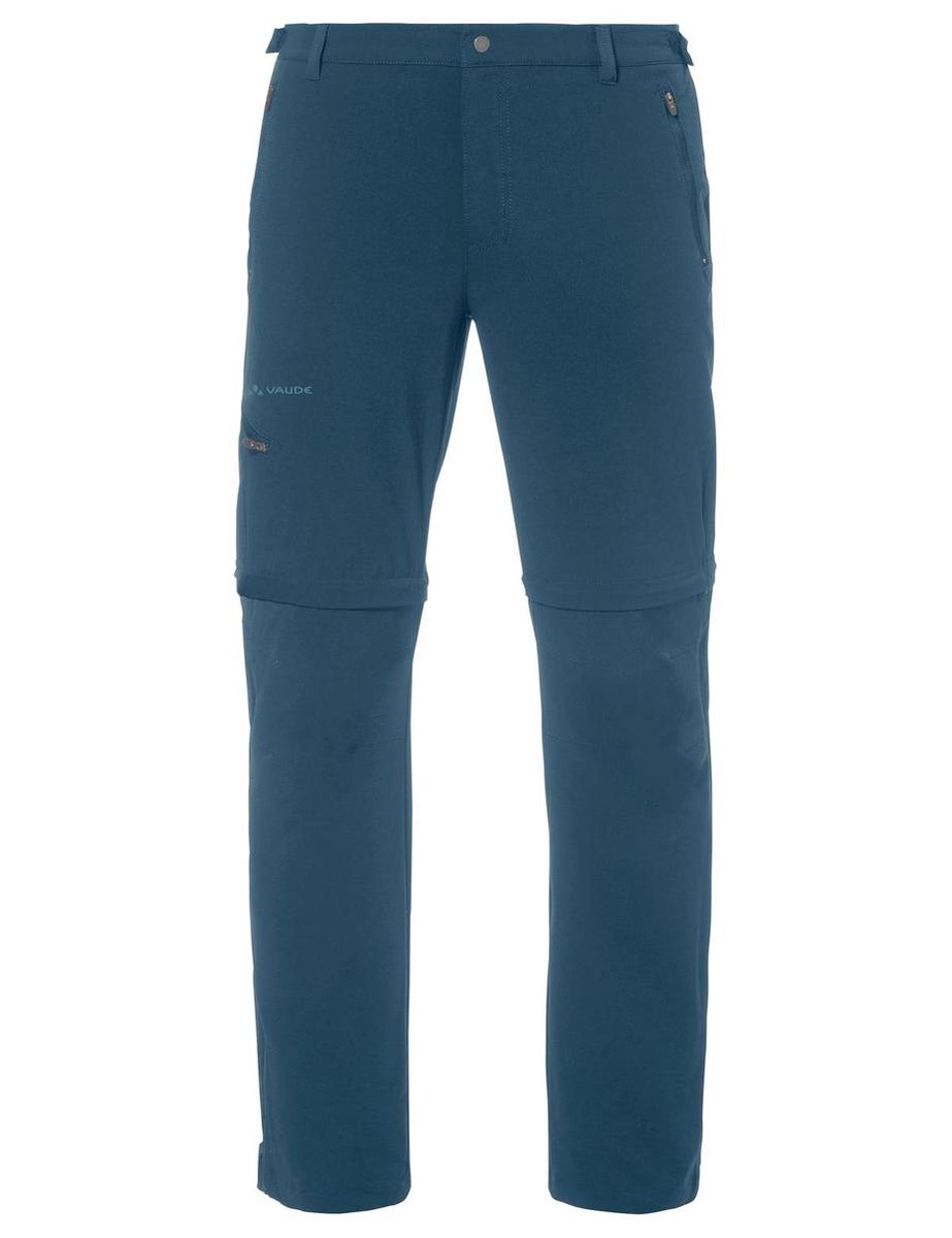 VAUDE - Men's Farley Stretch T-Zip Pants II - baltic sea - Mannen - Maat 50