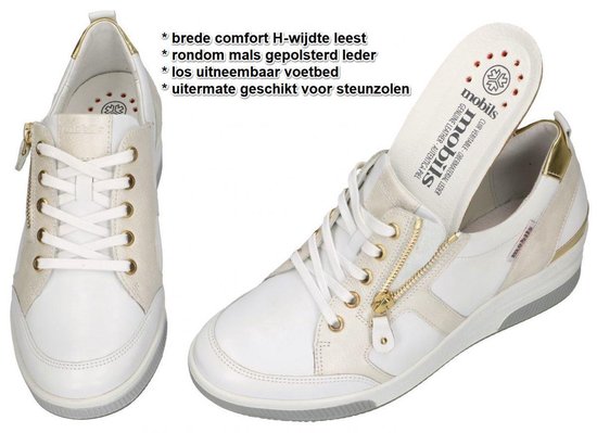 gezantschap vacuüm Concreet Mobils Ergonomic -Dames - off-white/ecru/parel - sneakers - maat 39½ |  bol.com