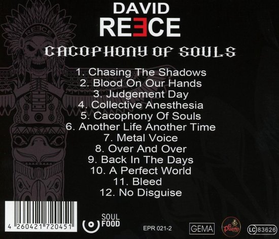 Cacophony Of Souls, David Reece | Muziek | bol