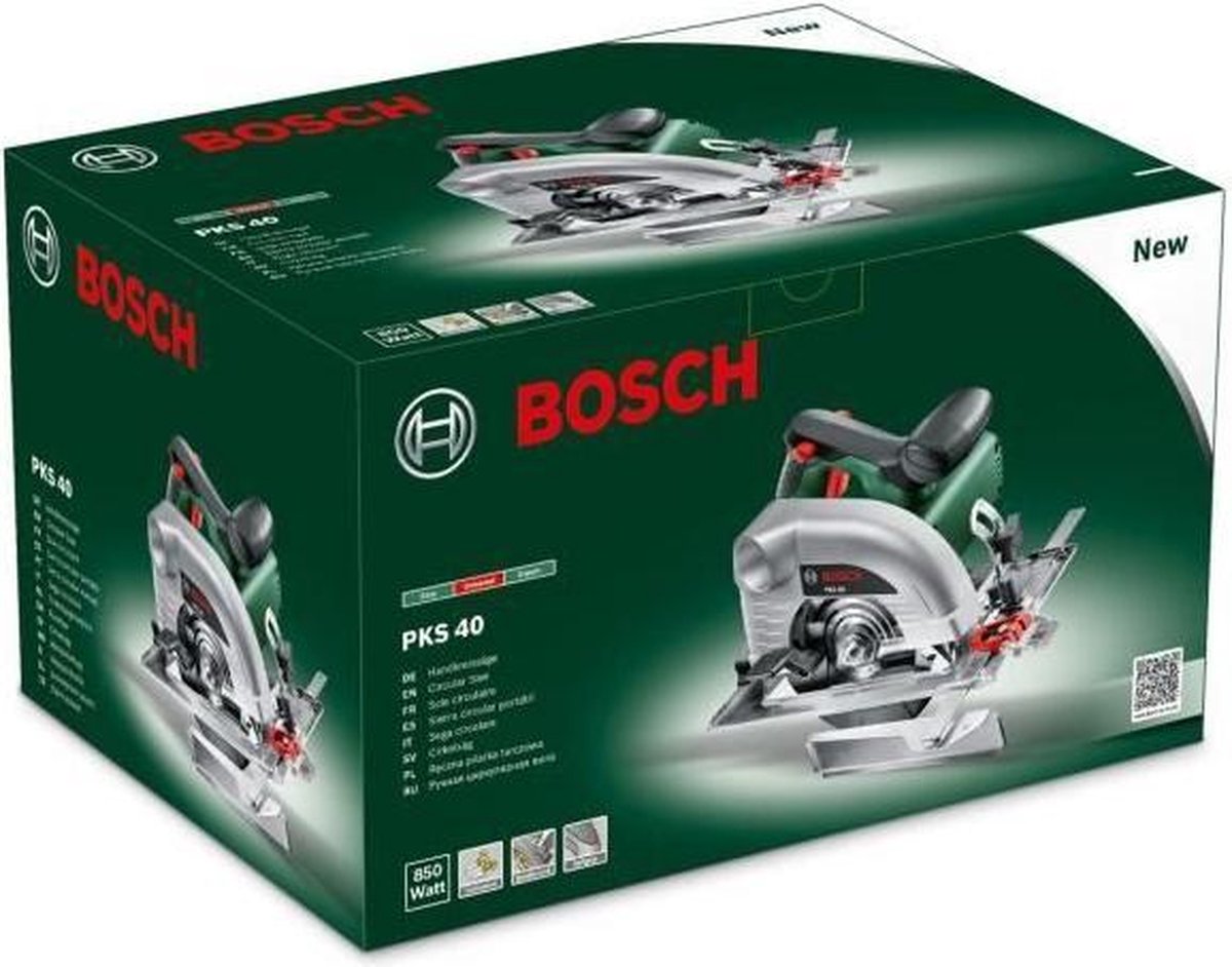 Bosch PKS 40 Cirkelzaag - op snoer - Met geleiderrail | bol.com