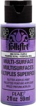 Multi-surface Acrylverf - 2962 Royal Purple - Folkart - 59 ml