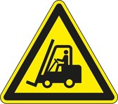 Sticker pas op heftrucks - ISO 7010 - W014 400 mm