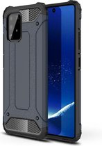 Armor Hybrid Back Cover - Samsung Galaxy S10 Lite Hoesje - Donkerblauw