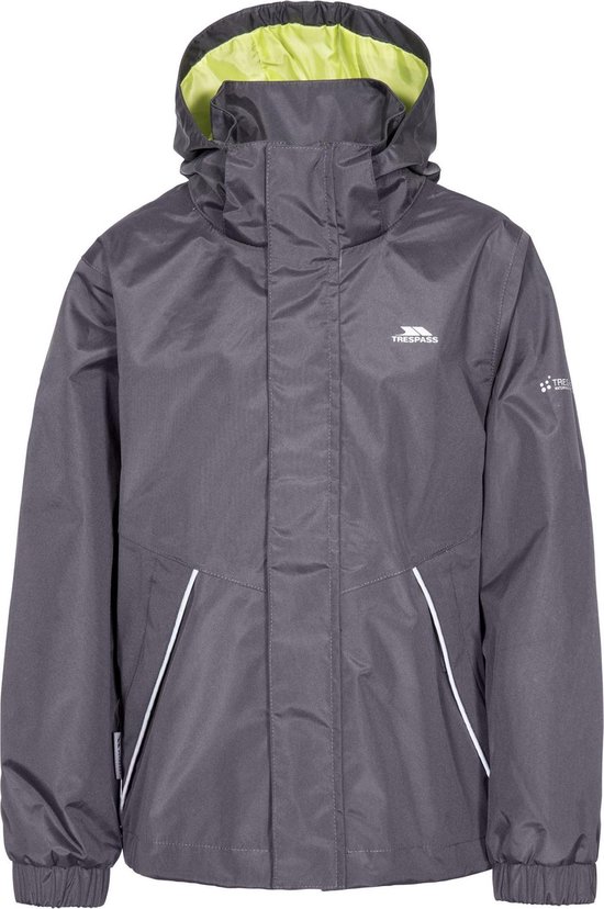 Trespass Childrens Boys Vincenzo Waterproof Jacket (Carbon)
