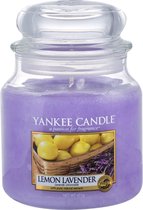 Yankee Candle Geurkaars Medium Lemon Lavender - 13 cm / ø 11 cm