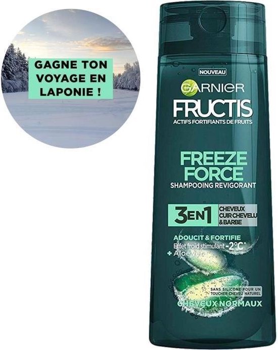 Garnier Fructis Freeze Strength Alo� Shampoo 3 in 1 Man, haar, hoofdhuid en  baard 250 ml | bol.com