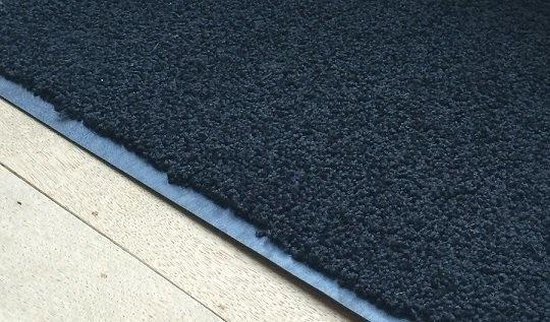 Ikado Droogloopmat op maat zwart 88cm ecologisch 88 x 180cm | bol.com