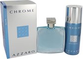 Azzaro Chrome Geschenkset 100 ml eau de toilette spray + 150 ml deodorant spray
