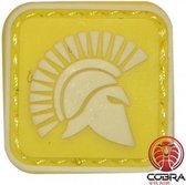 Viking yellow militaire PVC patch embleem met klittenband