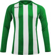 Acerbis Sports JOHAN STRIPED L/SL JERSEY GREEN/WHITE XXL