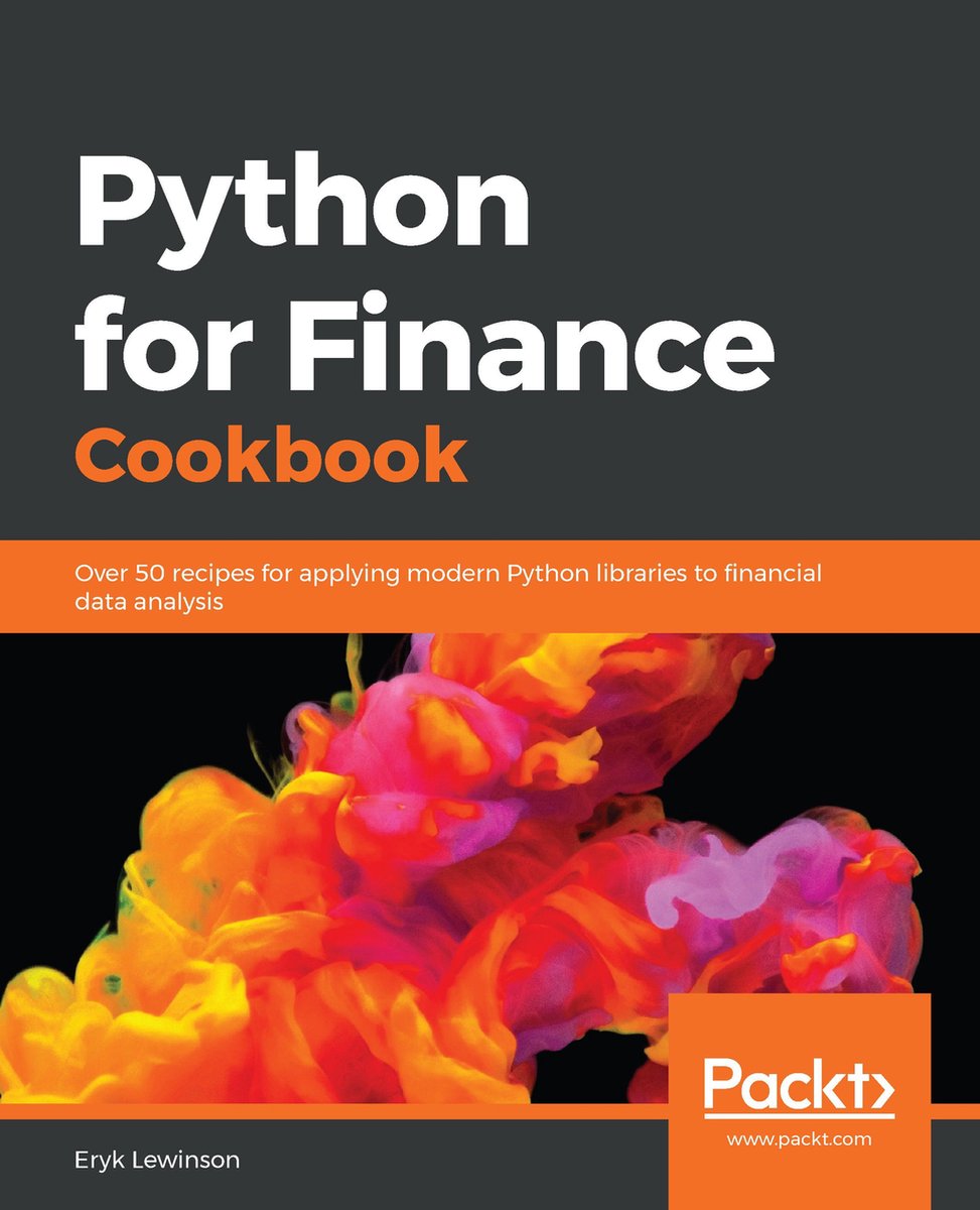 Omslag van Python for Finance Cookbook