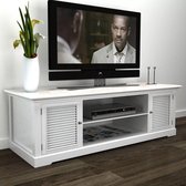 Tv-meubel hout wit