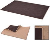 Picknickkleed 100x150 cm beige en bruin