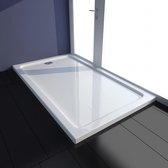 Douchebak rechthoekig 70x120 cm ABS wit