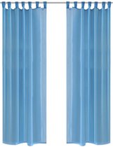 Gordijn Turquoise 140x175 cm (2 stuks)
