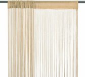 Draadgordijnen 100x250 cm beige 2 st