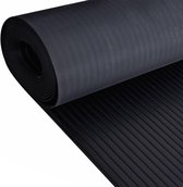 Vloermat anti-slip 3 mm 1,5x4 m rubber brede ribbel