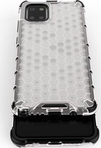 Samsung Galaxy Note 10 Lite Hoesje - Mobigear - Honeycomb Serie - Hard Kunststof Backcover - Groen - Hoesje Geschikt Voor Samsung Galaxy Note 10 Lite