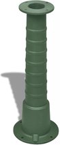 Standaard voor tuin/hand waterpomp - Gietijzer - Groen - 66 x 23 x 23 cm