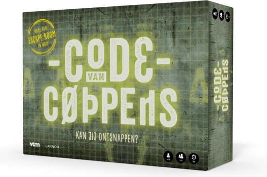 Antagonist vice versa forum Code van Coppens - Escape Room spel | Games | bol.com
