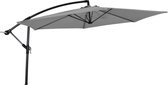 Bol.com Zweefparasol Gemini - grijs - Diameter: 3m aanbieding